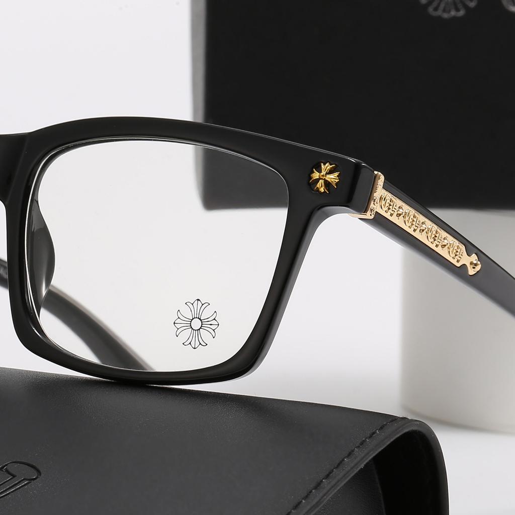 New Square Large Frame Optical Glasses Men's and Women's Fashionable High-definition Anti Blue Light  Anti-radiation Glasses