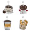 4Pcs/Set Absorbent Kitchen Hand Cloth Coffee Pattern Kitchen Cleaning Cloth Hand Towel  Kids