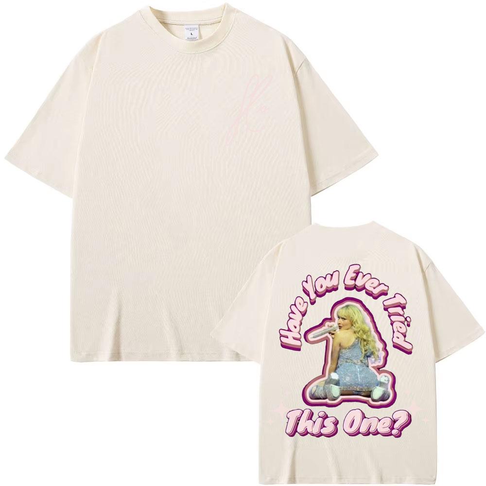 

Sabrina Carpenters 2026 New Sweet Sexy Trendy Fashionable Cotton Tshirt UNISEXs Womens Fans Gift Oversized Style Round Neck 4XL