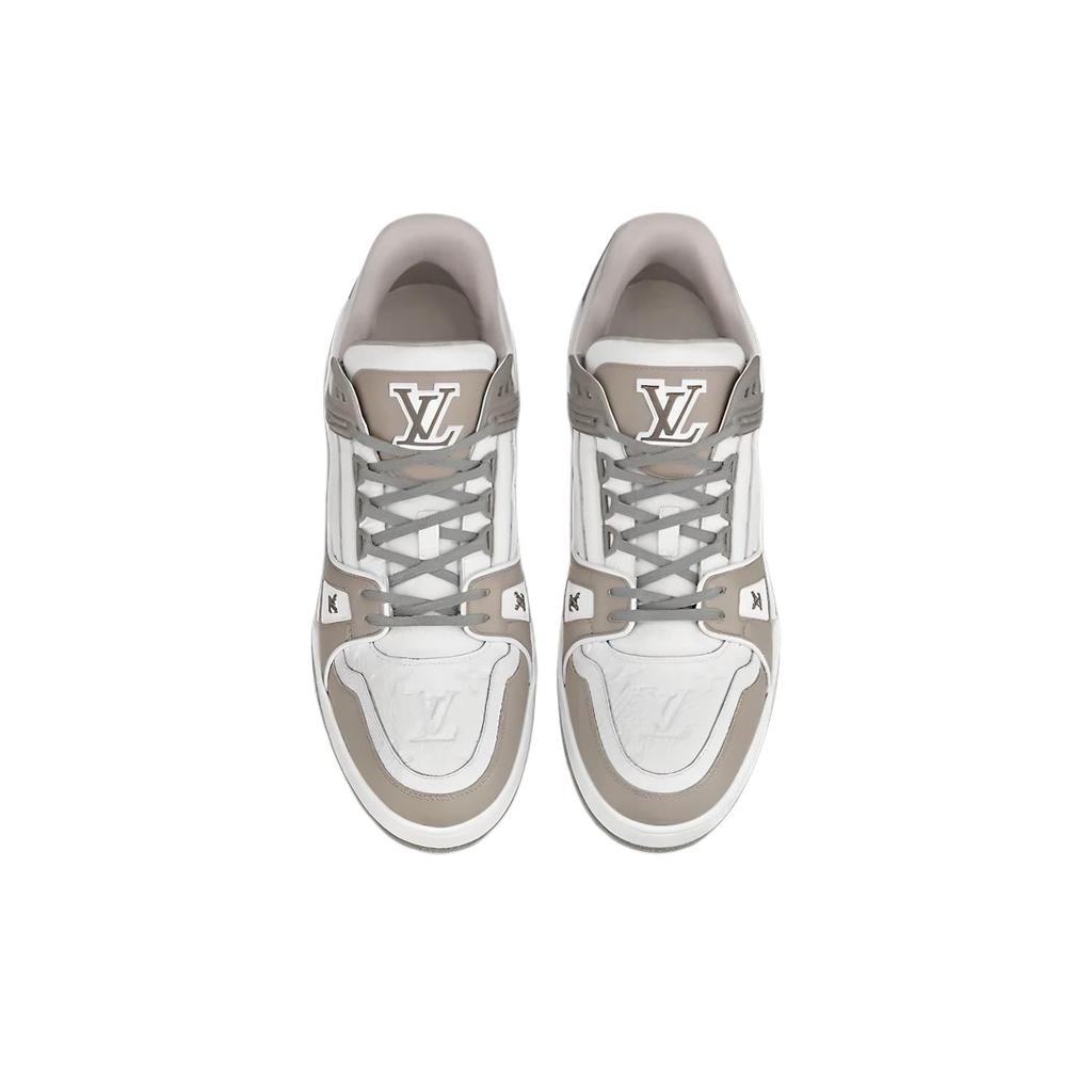 Louis Vuitton Trainer Sneakers 'Grey White' 1A8KB8