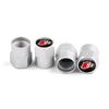 For Audi 8P 4Pcs 3D Metal Wheel Tire Valve Caps Dust-proof Cover For Audi TT A3 Q3 A6 C6 Q5 Q2 A7 RS Sline S5 S4 A4 B9 A5 Q7 Car Accessories