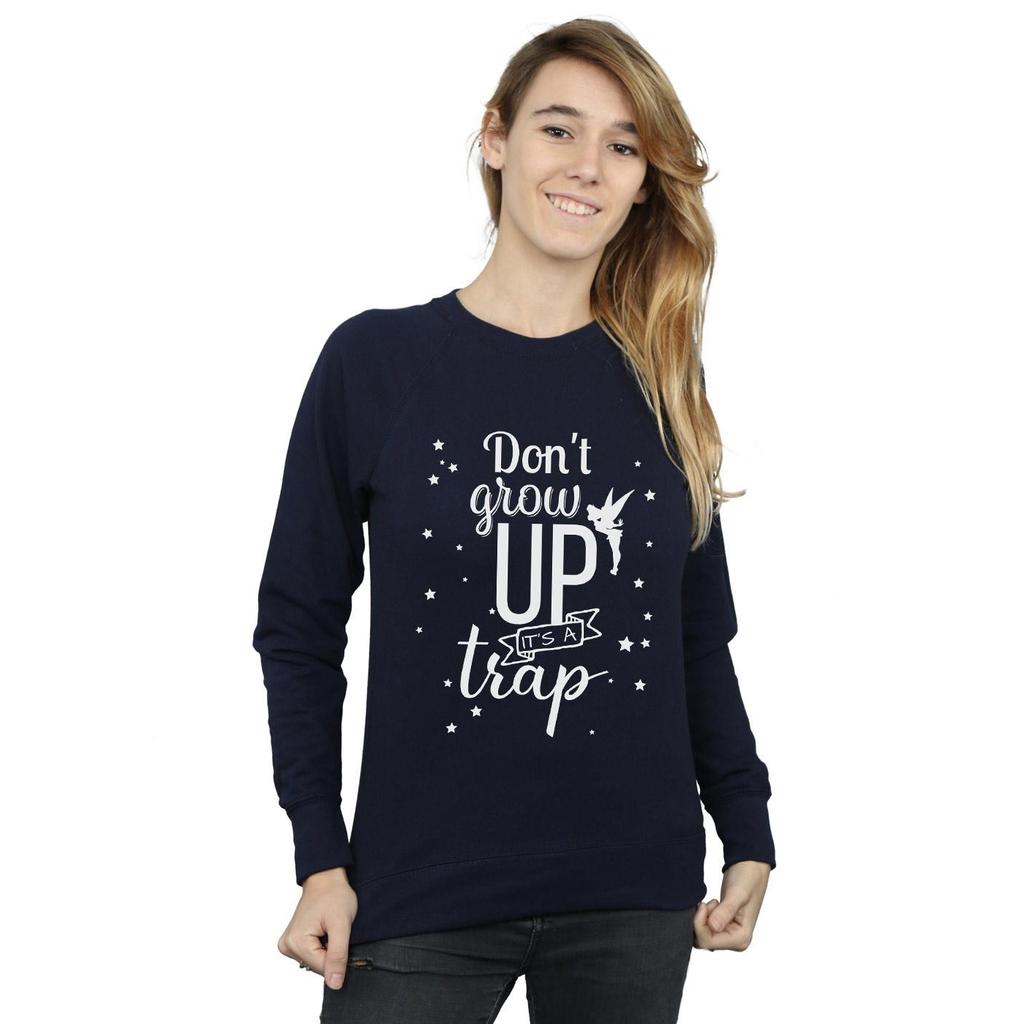 Disney Womens/Ladies Tinker Bell Don´t Grow Up Sweatshirt