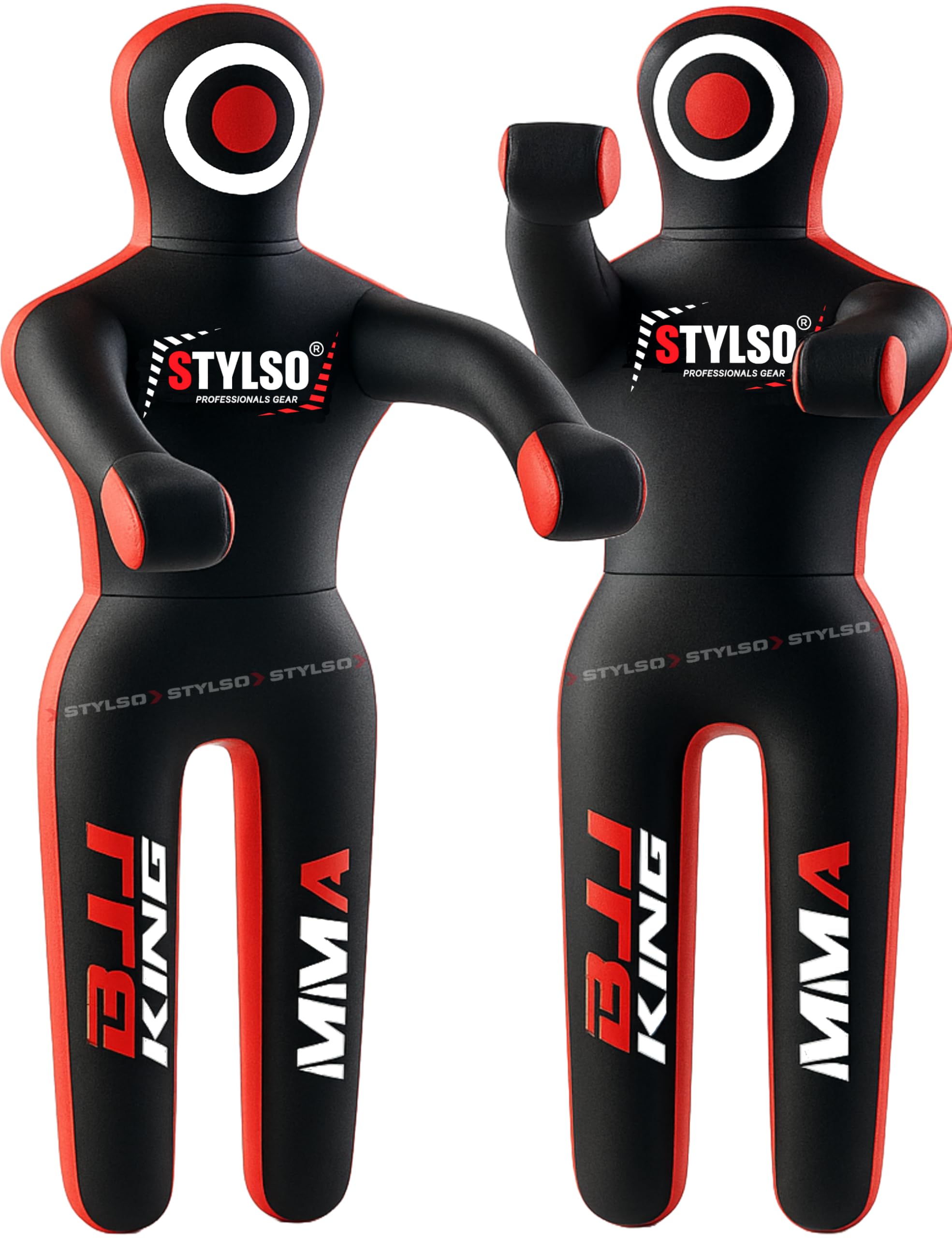 

Ненабитый манекен для борьбы, манекен для рестлинга, манекен для джиу-джитсу для тренировок БЖЖ, ММА, дзюдо, карате, для взрослых, детей, подростков, тренировочный манекен для отработки захватов (Черный, 6 футов/72 дюйма) чёрный