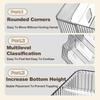 Clear Brochure Display Holder 3 Tiers Desktop Book Stand Pamphlet Flyer Organizer  Study Room