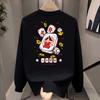 Heavy High-End Trendy Brand Pure Cotton T-Shirt Men'S Bottoming Shirt Long-Sleeved Trendy Autumn And Winter Men'S And Women'S Crew Neck Sweater