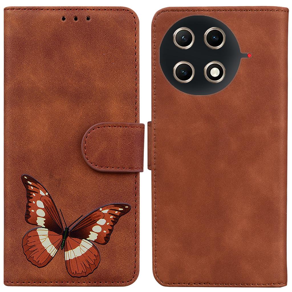 For TECNO Camon 30S 4G/30S Pro 4G Stand Case PU Leather Phone Cover Butterfly Printed