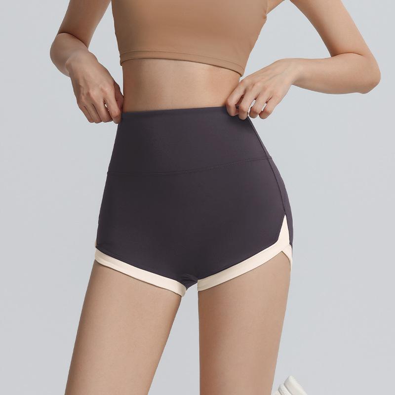Sports shorts three-point women's high-waisted fitness quick-drying leggings peach hip lift summer sports running yoga clothes women
