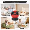 Dual Lens Indoor Baby Monitor with Remote Alarm and Wide Angle Camera