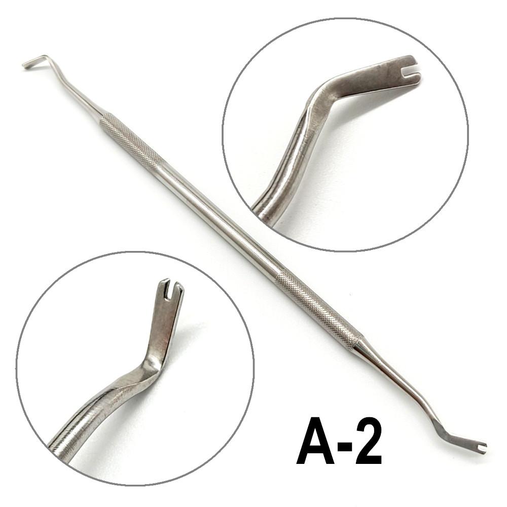 

Стоматологический ортодонтический двусторонний лигатурный директор, изогнутый скейлер, тонкий узкий стоматологический инструмент, инструмент 1 piece A-2