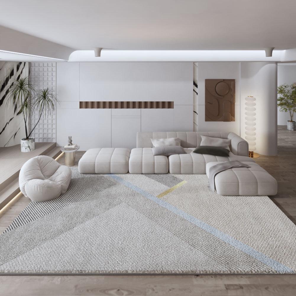 Modern Nordic Non-Slip Living Room Carpet - Versatile Floor Mat for Bedroom, Bay Window, Coffee Table, or Bedside Use