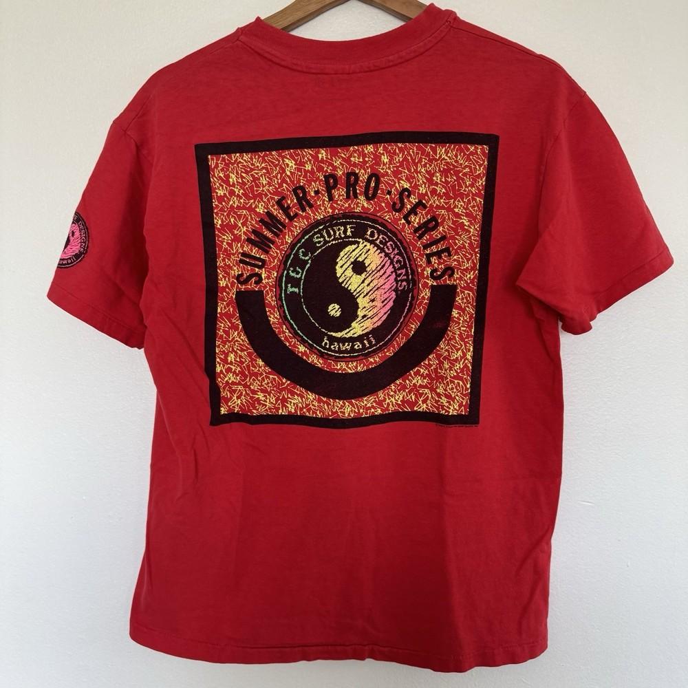 

Vintage 80s TampC Surf Designs TShirt M/L Single Stitch Town Country Surfing Tee Unisex T-Shirt XXXL