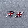 UK Italy Germany flag car sticker metal car logo car scratch sticker leaf board personalized logo logo decoration