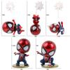 5 pcs Spiderman Superhero Action Figures Set for Theme Party Decoration