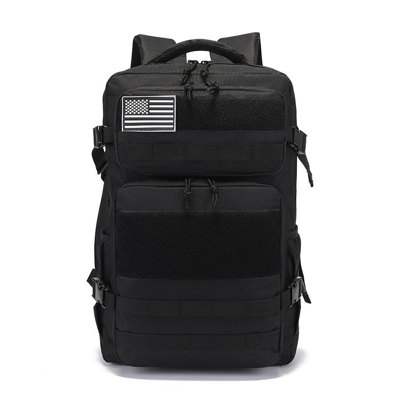 

Outdoor Sports Bag Travel Hiking and Mountaineering Bag Multi-functional Large-capacity BackpacksTactical Backpack One Size чорний