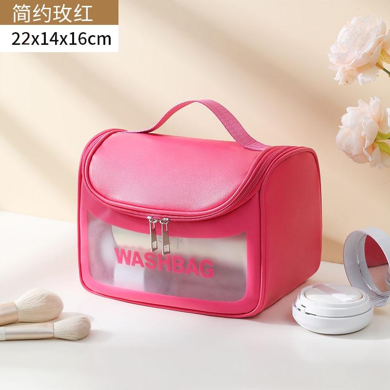 Portable Large Capacity Travel Handheld Waterproof Makeup Bag Cosmetic Organizer