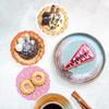 Small Round Paper Doilies, 180 Pcs 3.5 Inch Colored Lace Paper Doilies Mini Paper Doilies Disposable Paper Placemats Round Lace Doilies for Tables,