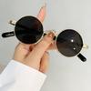 Women's INS Style Small Frame Sunglasses Fashion Metal Round Frame Street Style Punk Popular Eyeglasses Classic Driving Shades