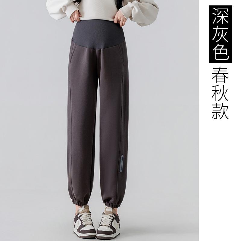 

Большой размер брюки для беременных осень и зима новые флисовые леггинсы из овечьей шерсти тонкие брюки галифе спортивные штаны поддержка живота для беременных длинные XXL (130-75kg)