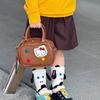 Cartoon Kitten Crossbody Bag for Kids - Mini Bow Shoulder Bag for Girls