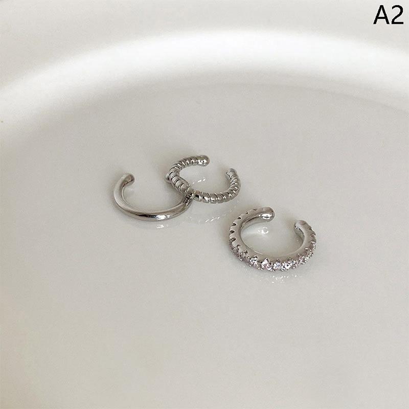 

Ушные манжеты без пирсинга Серьги-клипсы без пирсинга Искусственный хрящ серебряный