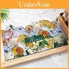 Colorful Lemon Cherry Blossoms Floral Patterns Pattern Diatom Mud Floor Mat For Living Room