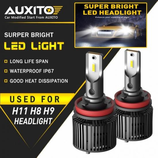 H11 LED Headlight Bulbs Low Beam Conversion Kit Bright White 24000LM