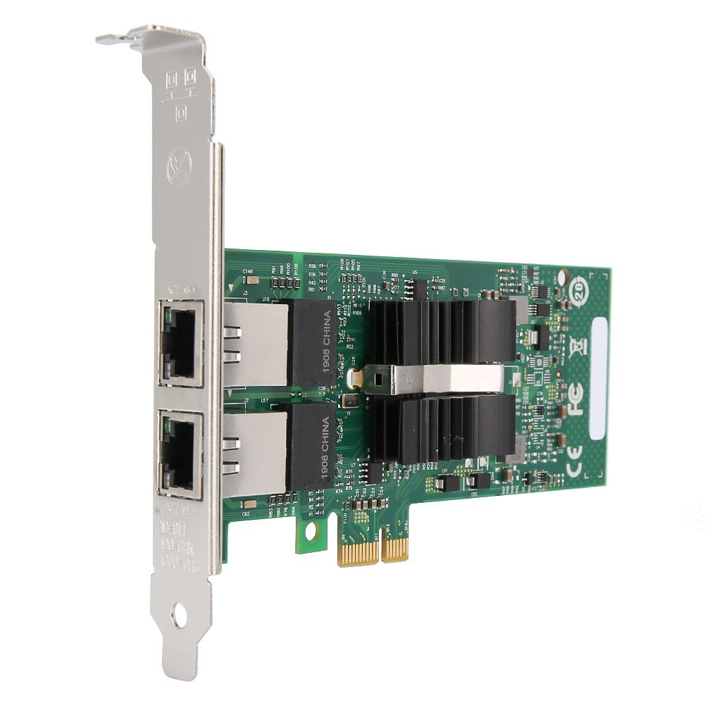 For INTEL 82576 T2 Gigabit PCI e Dual Port Network Adapter Card Desktop 1000Mbps Server NIC LED