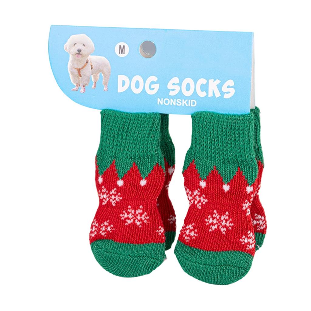 Christmas Socks, Santa, Snowman, Covers, , Scratch, Dirt, Small Dog Pet Christmas Pet Socks