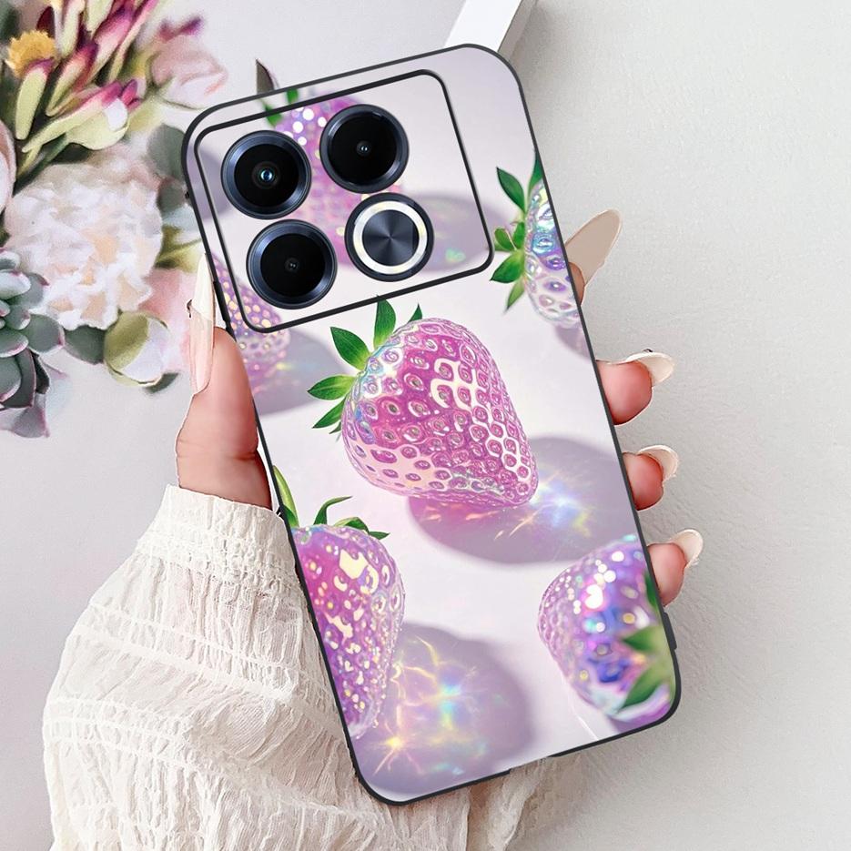 For Infinix Note 40 5G Case X6852 Luxury Fashion Painted Cover Matte Phone Case For Infinix Note 40 Pro Plus Note40 4G Soft Bags