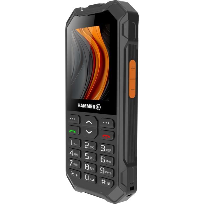 Téléphone mobile - myphone - hammer 6 lte - écran 2,4'' - étanchéité ip68 - batterie 2500 mah