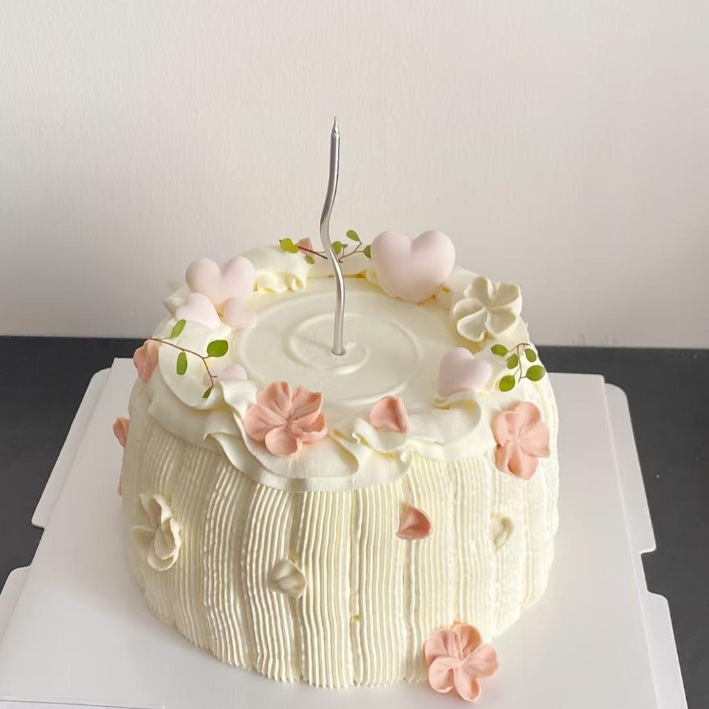 Princess Pink Wedding Birthday Simulated Cake Model Decoration Dessert Shop Cake Sample Display Ornaments Live Props Accessories