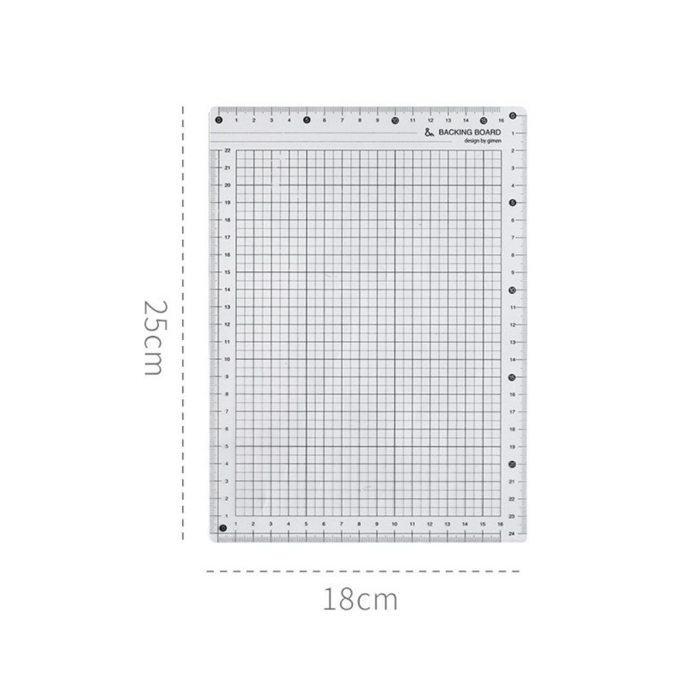 Transparent Grid Scale Ruler Non Slip Writing Board New Learning Pad  Student Writing