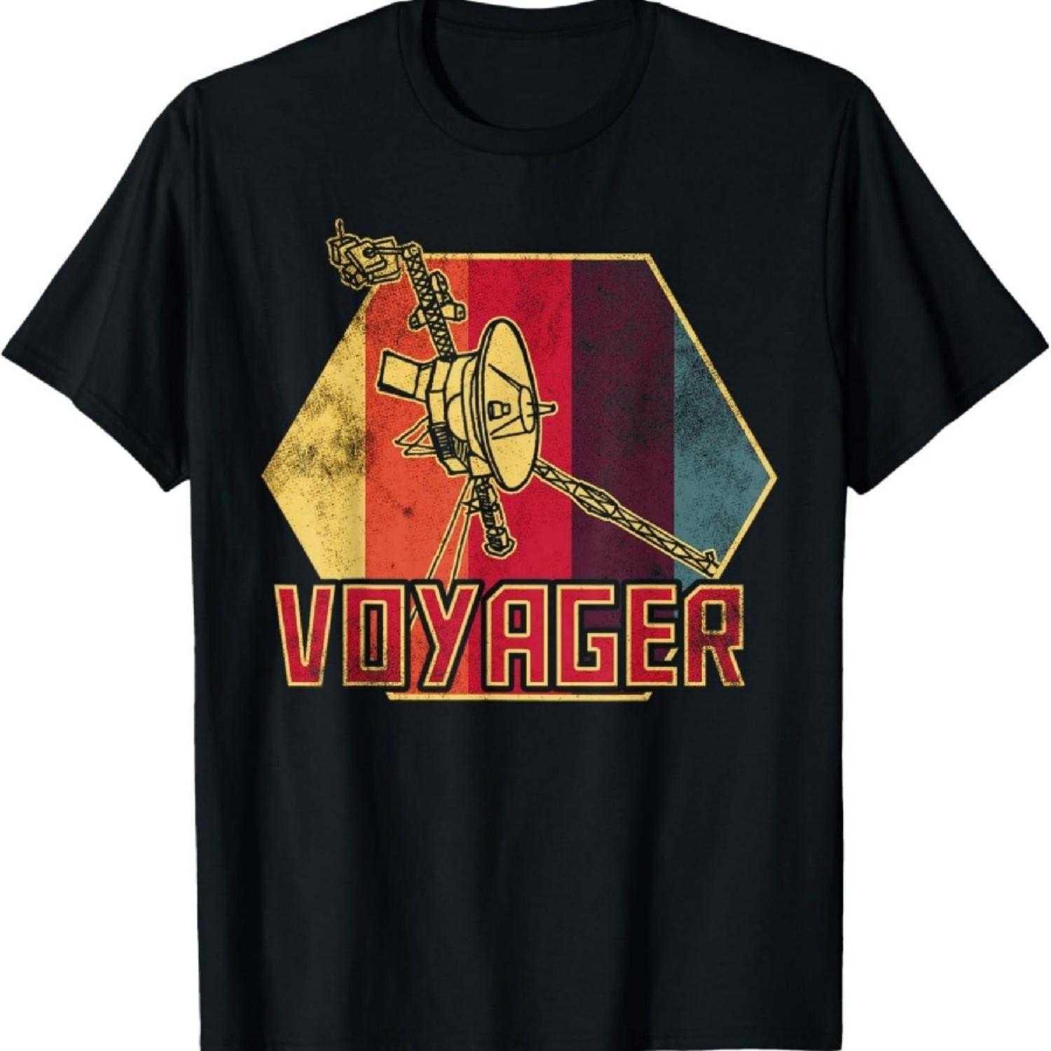Космический зонд Вояджер 1 и 2 Космический корабль Солнечная система Астрономия Футболка S