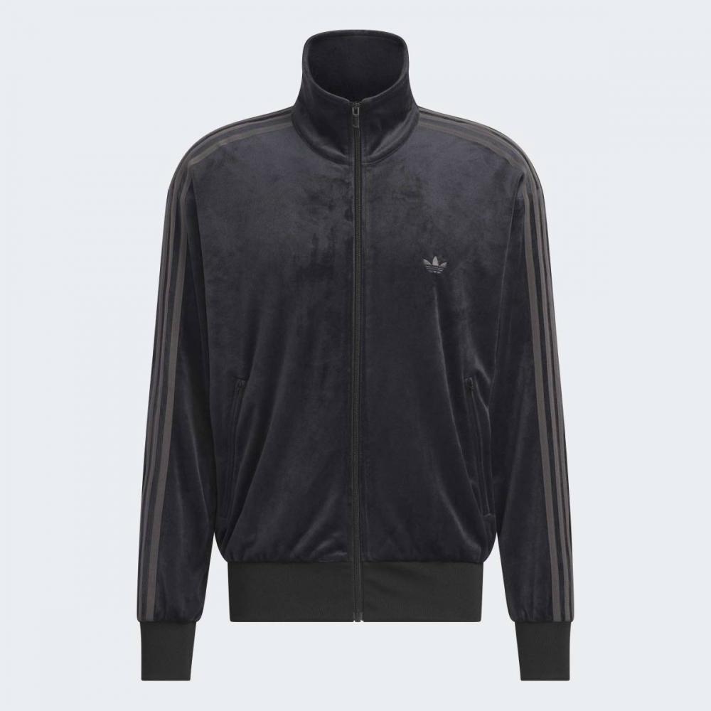 Adidas Stylish Velvet Loose Fit Firebird Track Top  Kq5474 