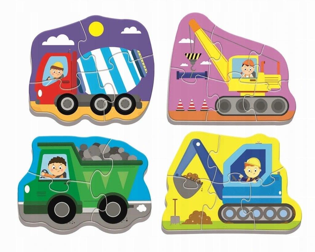 PUZZLE BABY CLASSIC POJAZDY NA BUDOWIE 36072