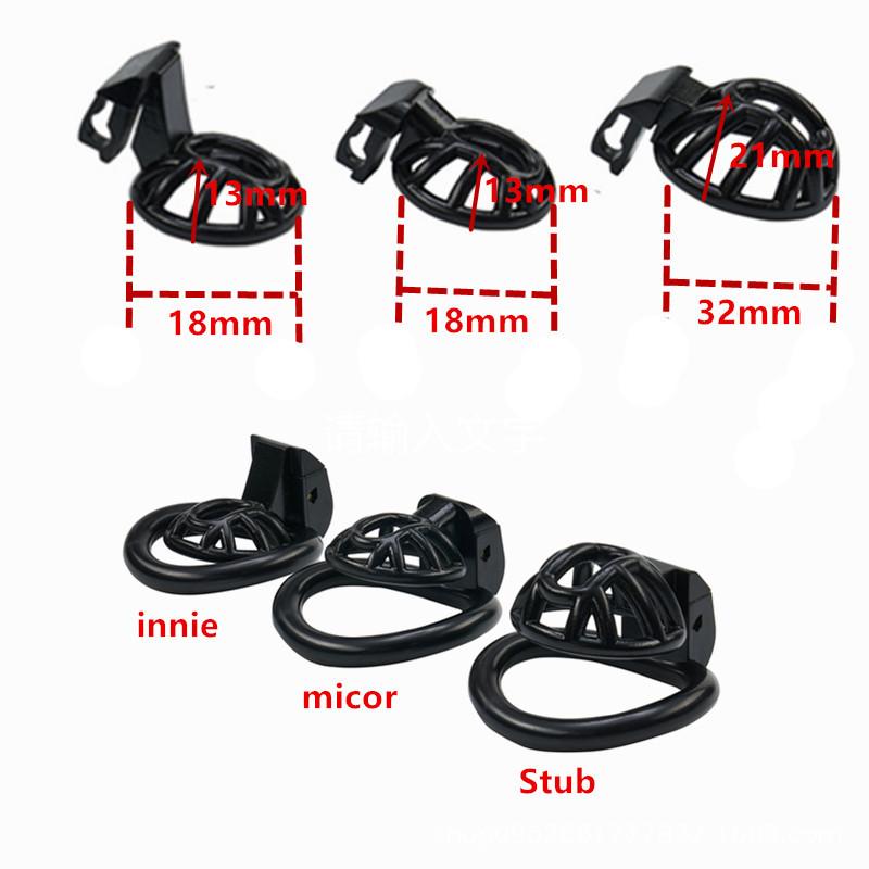 Little Turtle Positive and Negative Electrode Chastity Lock Mini Abstinence Lu Master Slave Toilet Slave Training Sex Toys White Negative Electrode