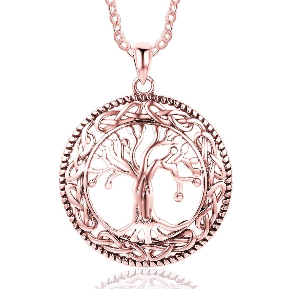 Vintage 925 Sterling Silver Tree Of Life Pendants and Necklace