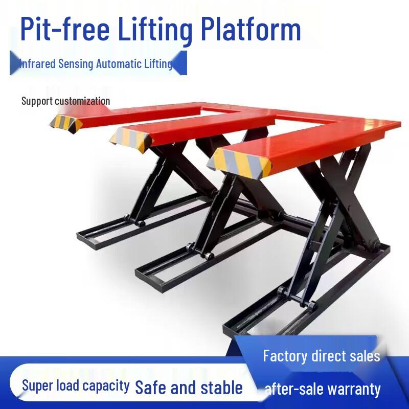 E-Type No-Pit Electric Hydraulic Scissor Lift Platform