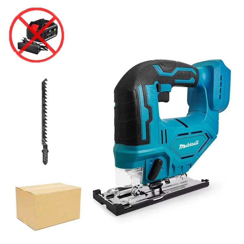 

Аккумуляторный лобзик 65мм Электрический лобзик Портативный Многофункциональный Деревообрабатывающий Электроинструмент Регулируемый Деревообрабатывающий для MakitaАккумуляторный штифт