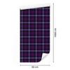 Purple Plum and Indigo Check Wallpaper for Living Room and Bedroom 50x1000