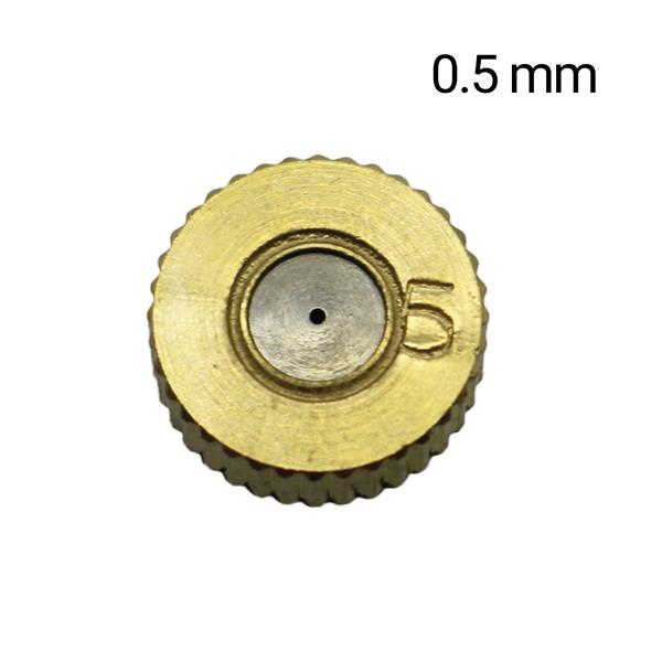 0,2-0,5 mm Watersproeier Nozzle met Lage Druk en 4 mm Buitenschroefdraad Tuinsproeiers Industriële Koelmondstuk 10 Stuks