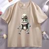 Draw Crazy Frog Graphic T Shirts Funny Unisex Unisex Cotton Tshirt Casual Short Sleeve Loose Round Neck Tees Breathable Clothes
