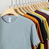 YPRS210g oversize double yarn pure cotton short-sleeved T-shirt for men and women, white heavy loose trendy bottoming shirt