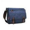 BIERLIFU High Quality 16 A Washed Canvas Men's Messenger Bag Explosion Proof Zipper Male Shoulder Bag Student Computer Bag Simple Solid Color Flap Bag