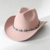 Cowboy Hat Four Seasons Western Men and Women Retro Ethnic Style Big Edge Top Hat Jazz Hat Mongolian Hat