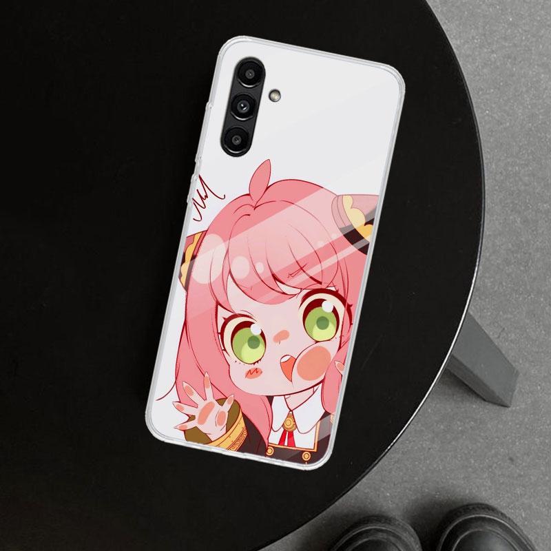 S-Spy Family Anya Phone Case Cover for Samsung Galaxy A17 A16 A26 A36 A56 A57 A37 A15 A25 A35 A55 A14 A24 A34 A54 A13 A23 A33 A5