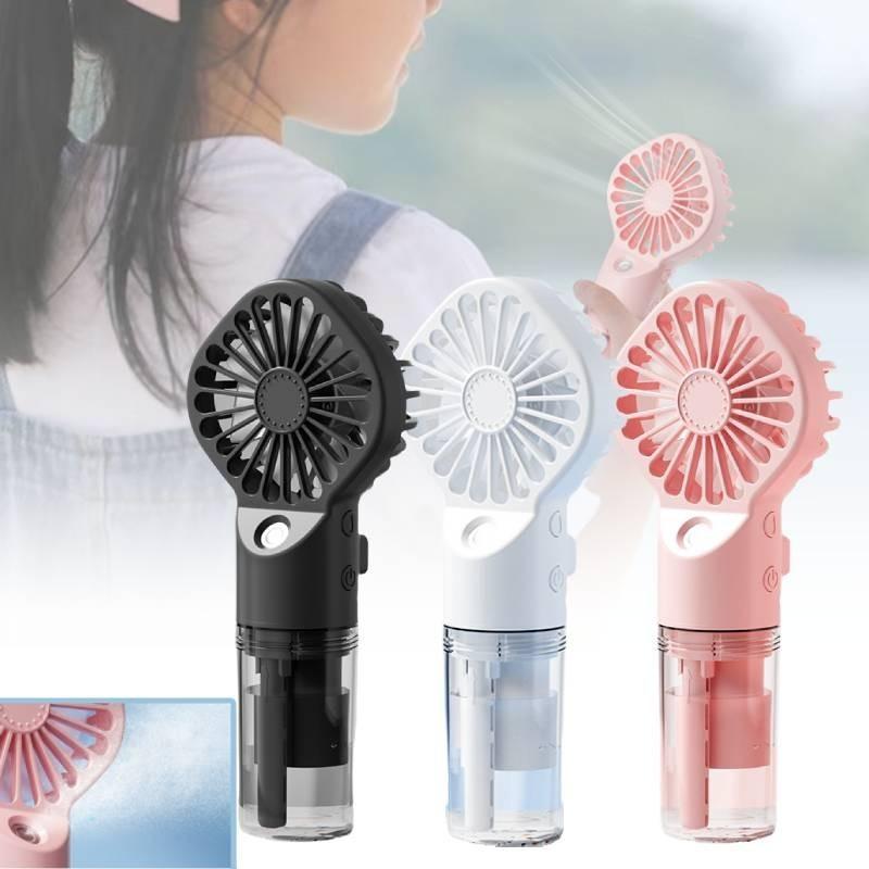 Tragbarer Handnebelventilator USB-wiederaufladbarer Mini-Ventilator für Studenten Outdoor-Geschenk