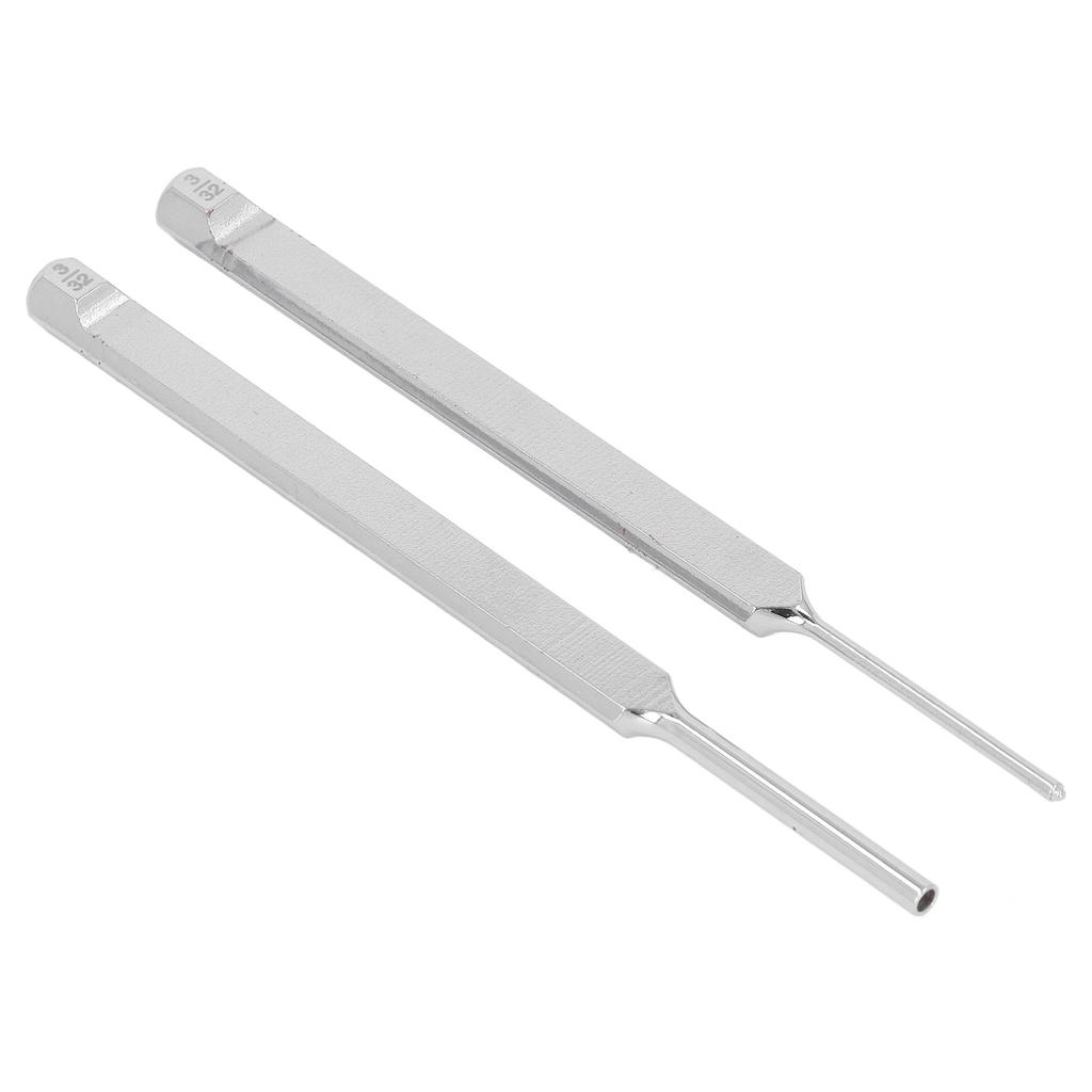 2pcs Pin Punch DIY Manual Carbon Steel Extended Design Simple Operation Roll Pin Catch Punch for