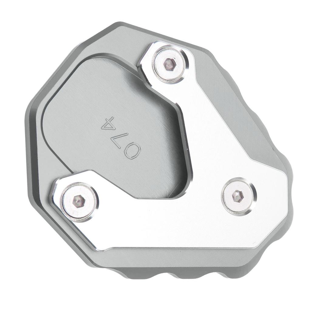 Motorcycle Kickstand Enlarger Aluminium Alloy Side Stand Extension Plate Pad Replacement for CB500X 2019+(Black )