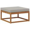 Outdoor Footstool Natural